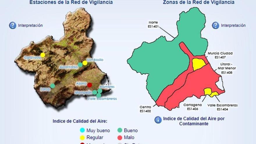 Alerta roja por contaminación en La Aljorra