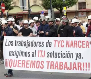 Los sindicatos señalan al Principado por abocar al cierre la mina de de Vega de Rengos (Cangas del Narcea)
