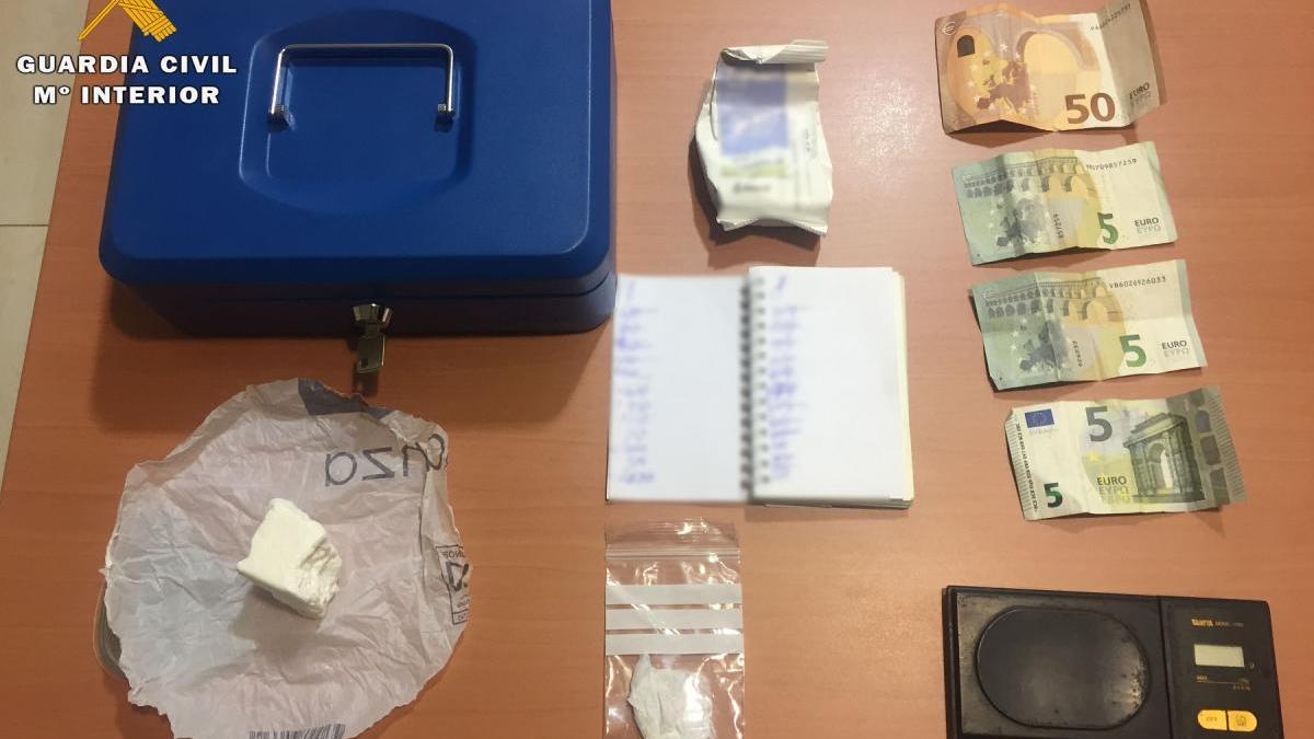 Detenido por tráfico de drogas tras la intervención de 40 gramos de cocaína