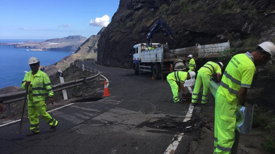 Imagen de obras en la zona de Andén Verde