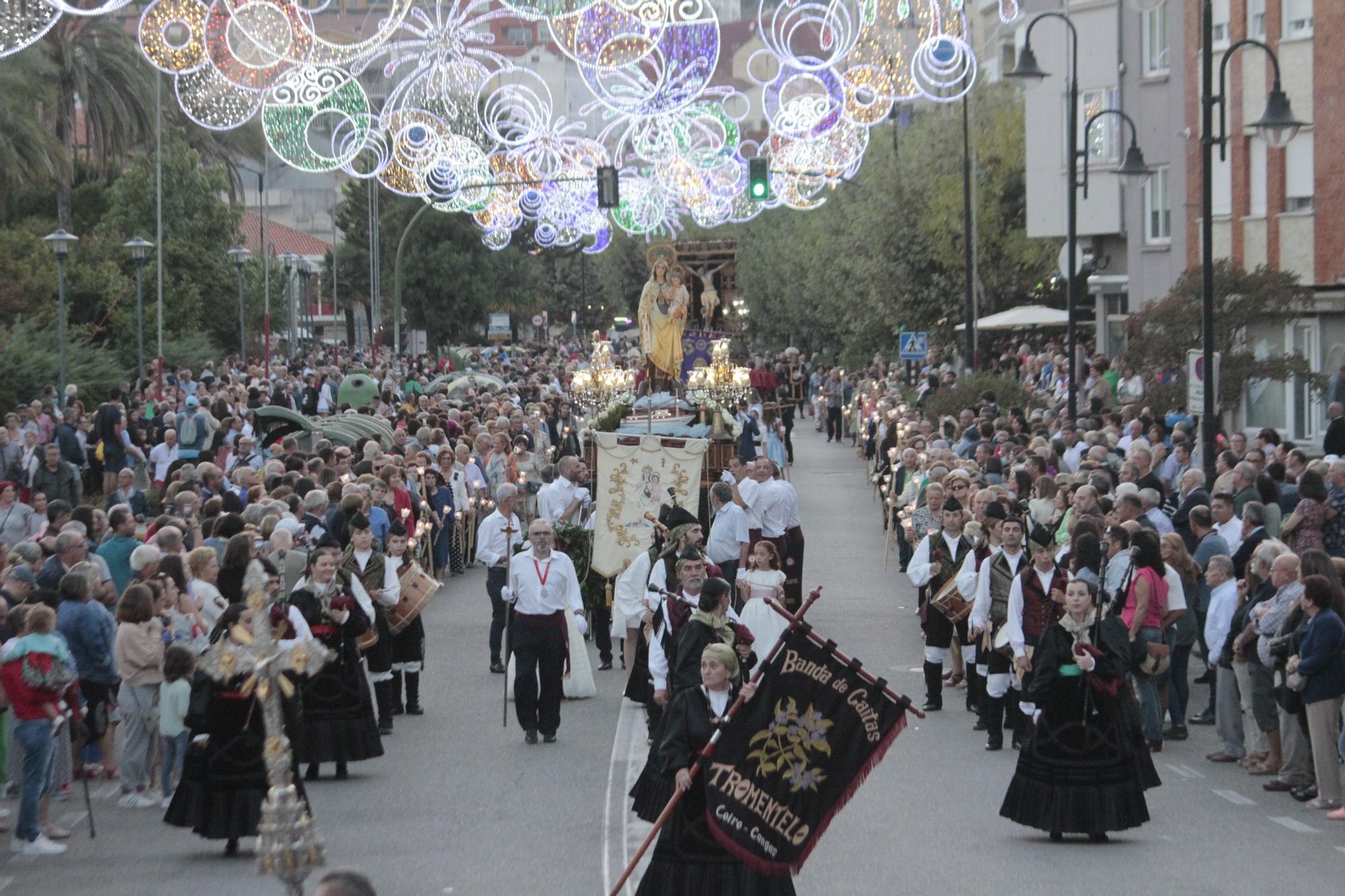 La procesión de las Festas do Cristo de Cangas