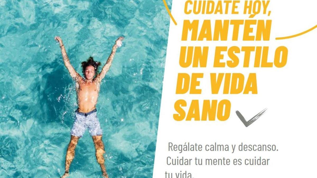 Campaña 'Cuídate hoy' de la Consejería de Sanidad del Gobierno de Canarias.