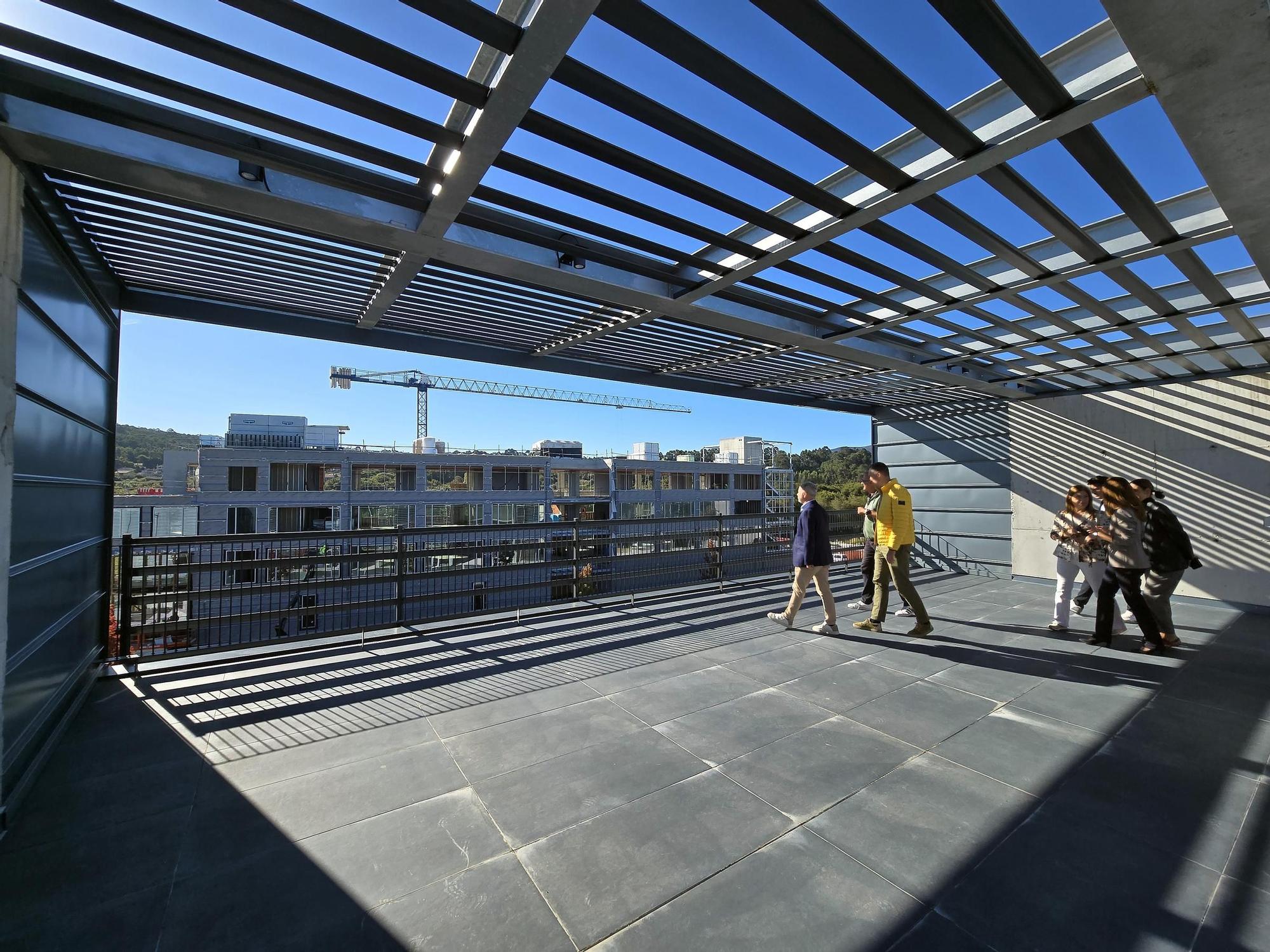 Visita a las nuevas naves de la Zona Franca para empresas tecnológicas en Pordo do Molle