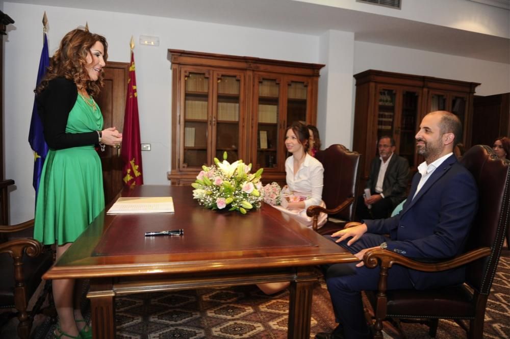 Primera boda en el Colegio Notarial de Murcia