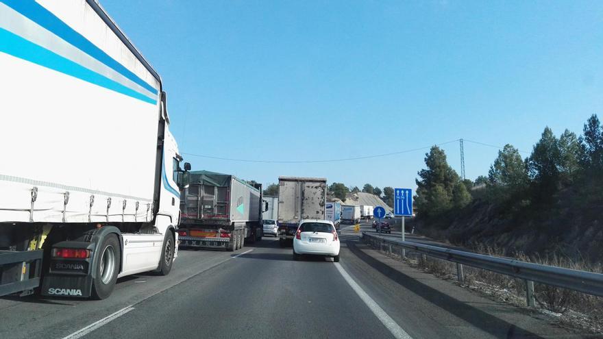 L'accés a l'A-2 des de Castellolí en direcció Barcelona