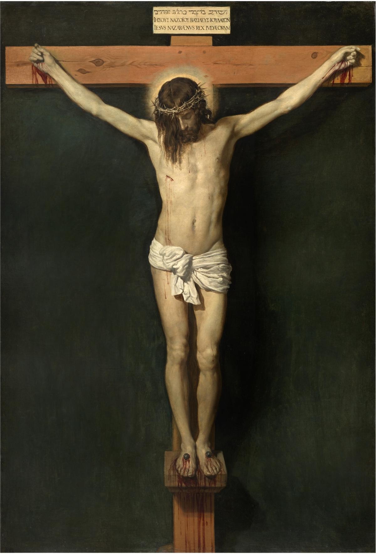 Cristo crucificado de Velázquez.