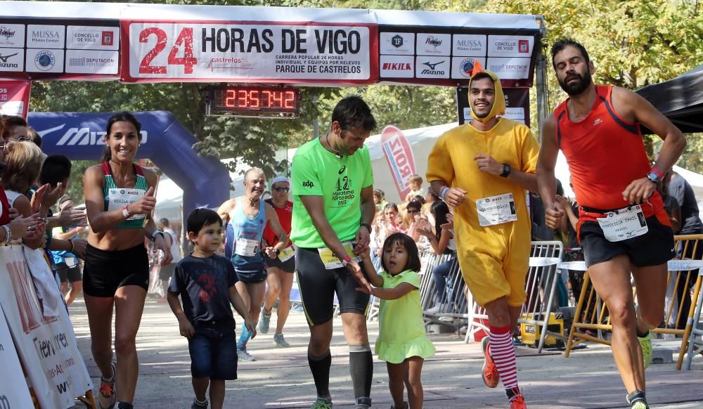 Antonio Teijido y Sonia Amatriain, reyes de las 24 horas de Vigo en categoría individual. ''A Coitelo'', ''Runguerreras'' y ''Bikila Vigo'', campeones por equipos.