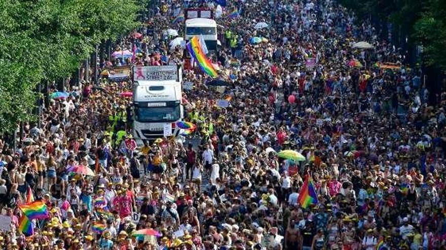 Miles de personas se sumaron al Berlín Pride.