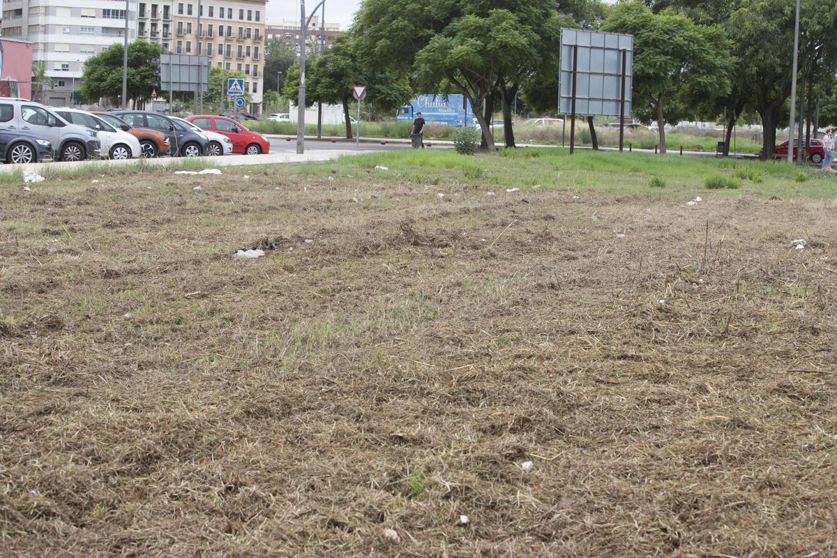 Solares no urbanizados en la zona de Tulell, en una imagen de archivo.