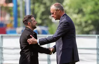 Zelenski llega a Berlín para su videoconferencia con Trump, en busca del máximo respaldo europeo