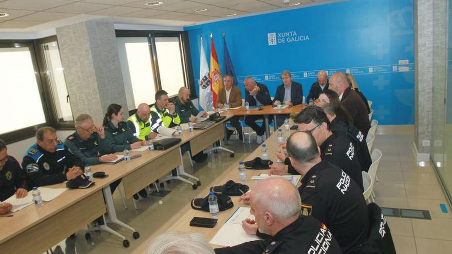 Reunión de coordinación provincial, ayer. | Iñaki Osorio