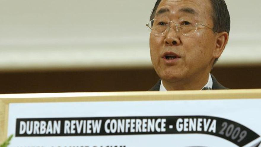 Ban Ki-moon en la Conferencia.