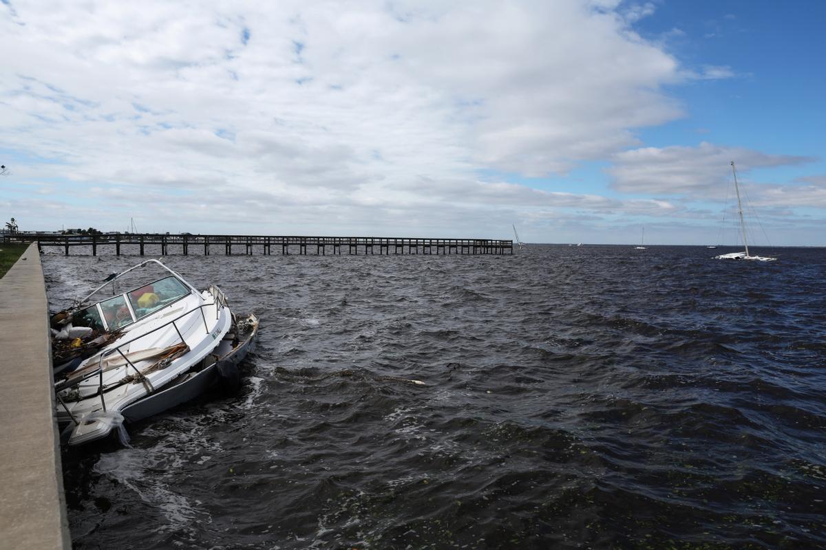 Aftermath of Hurricane Ian in southwestern Florida