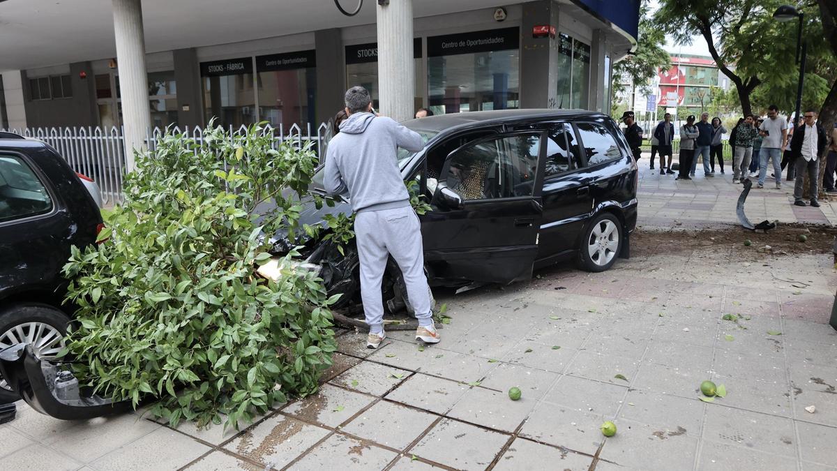 Accidente de tráfico en San Antón.