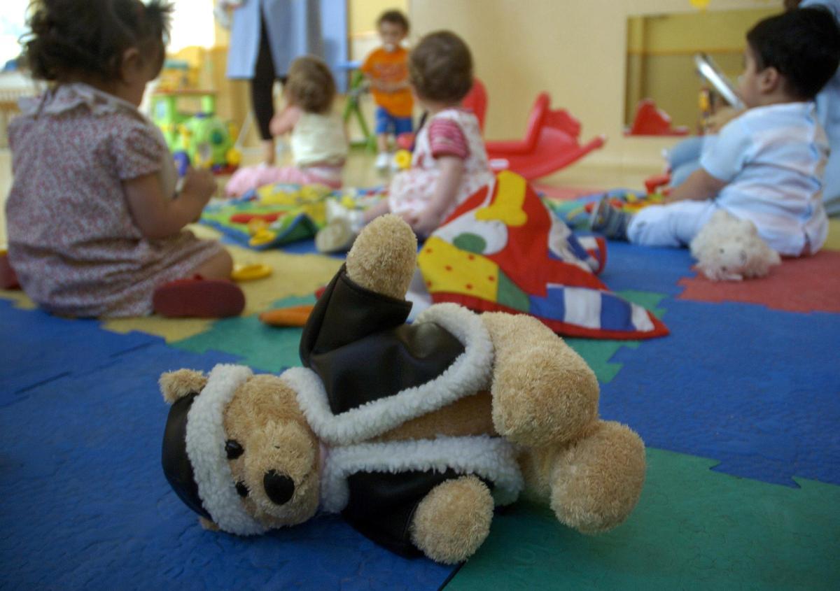 Niños en una guardería