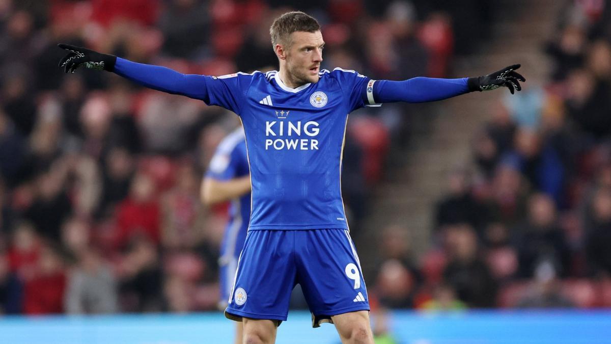 Jamie Vardy, en el duelo frente al Sunderland