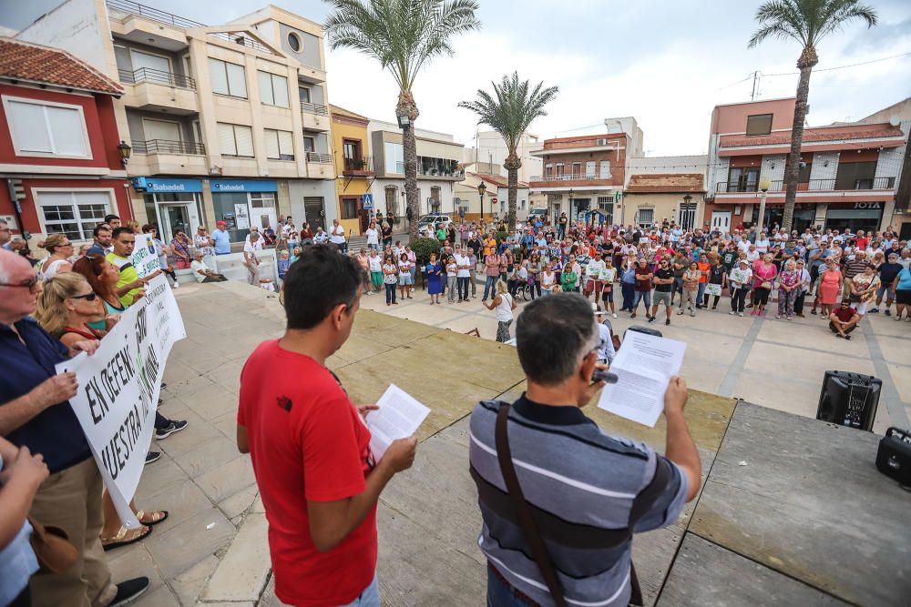 Protesta en San Miguel de Salinas contra la instal