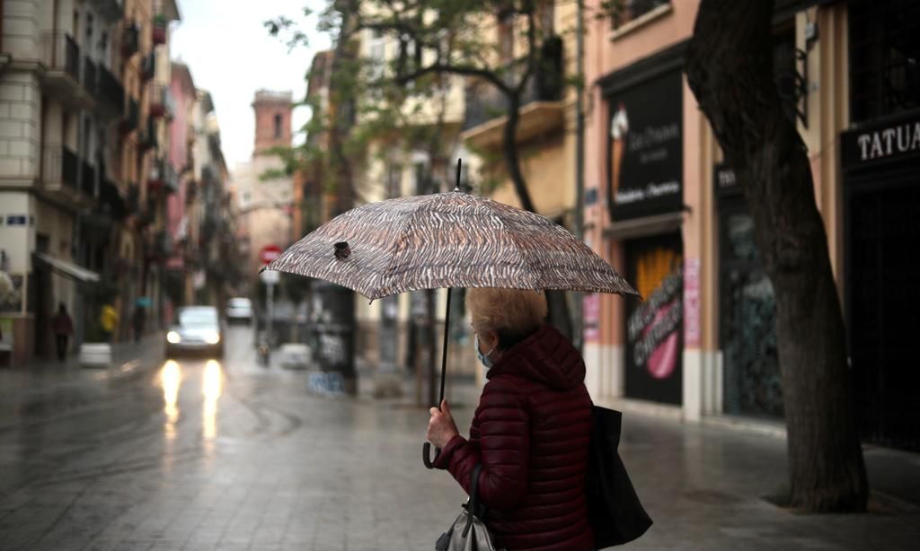 El tiempo en València: Lluvia par empezar el fin de semana