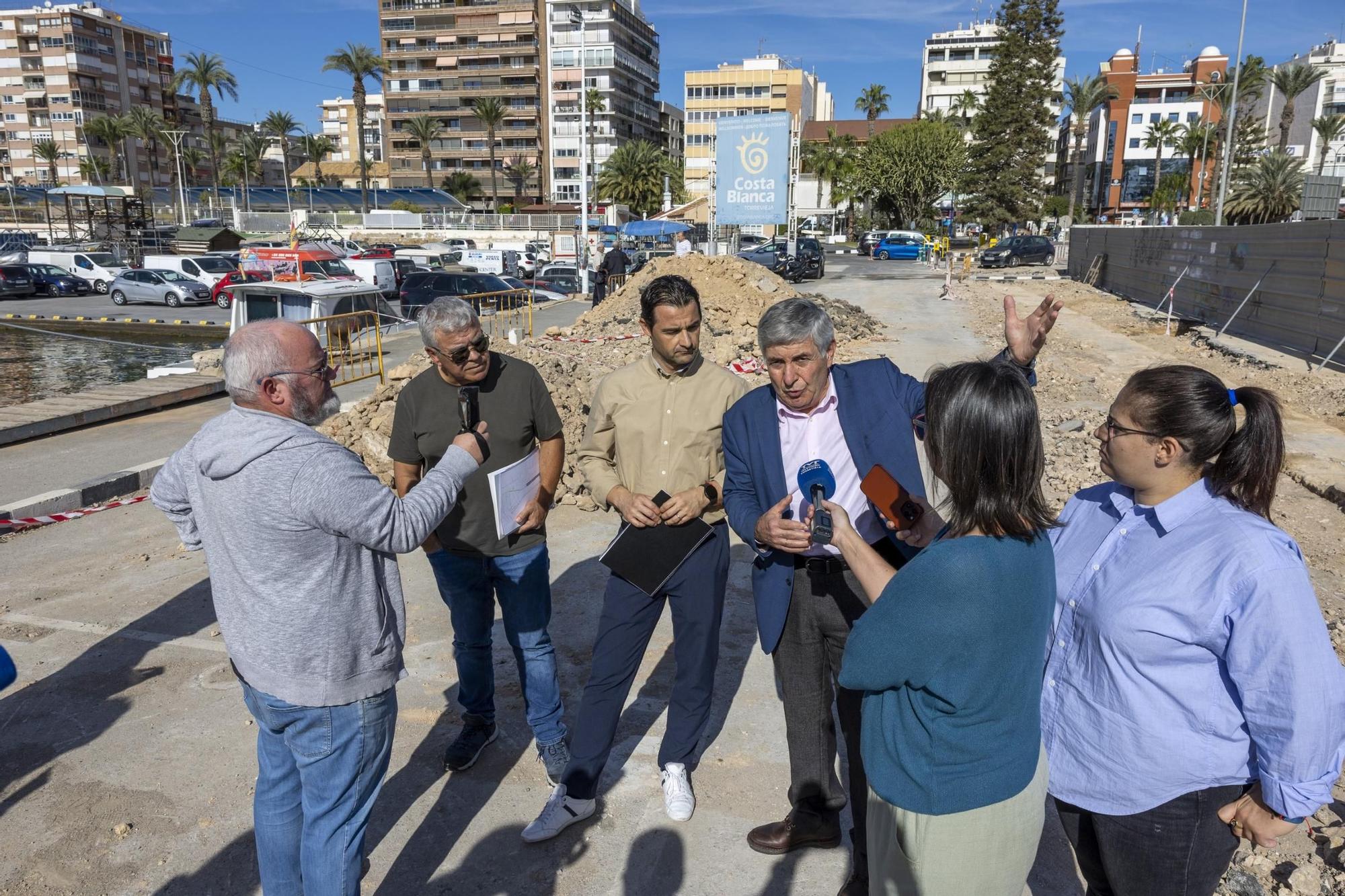 El Ayuntamiento de Torrevieja asegura que preservará el Muelle Mínguez y La Marina en las obras de remodelación del entorno portuario