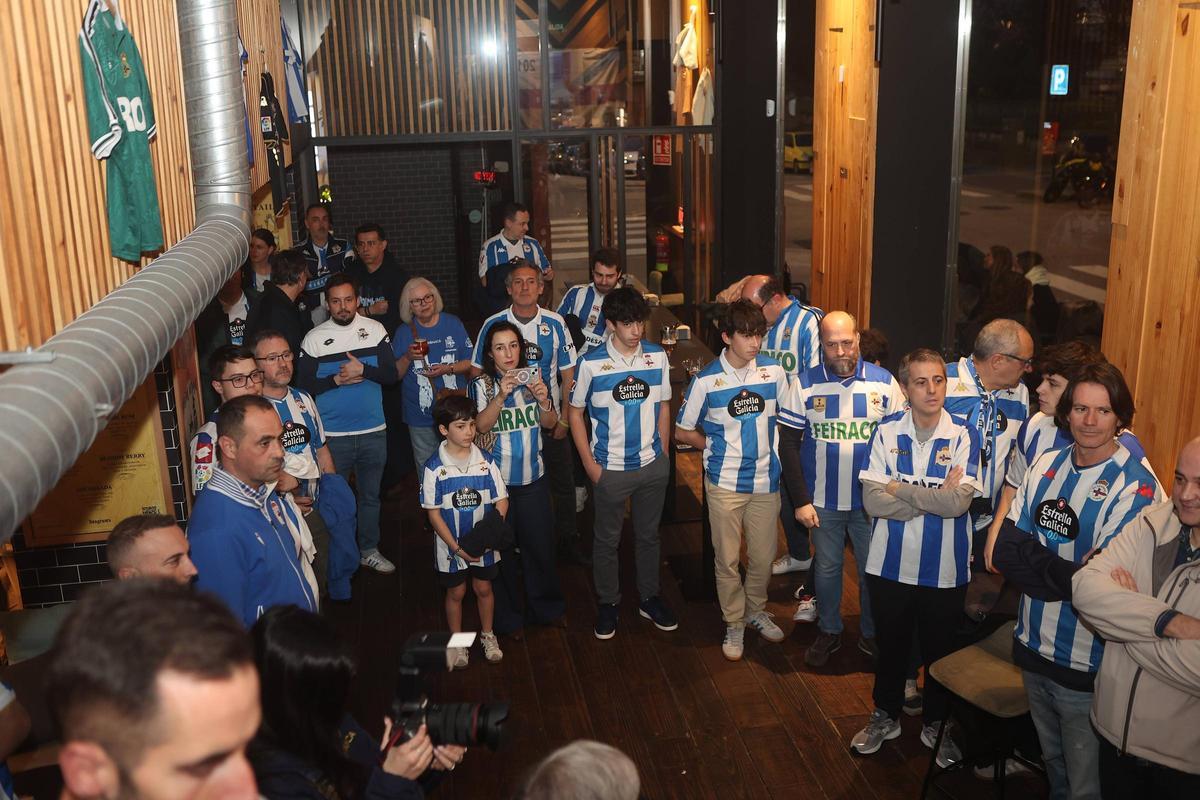 Inauguración de la peña deportivista A Bica