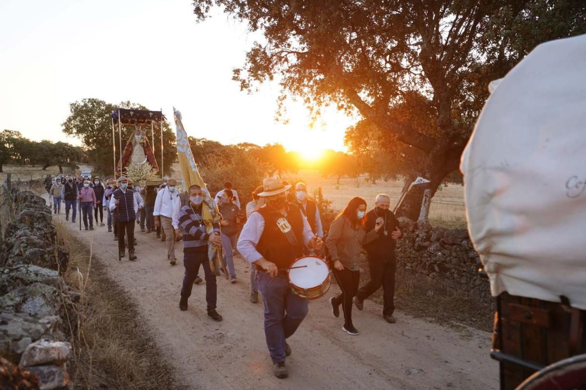 La Virgen de Luna regresa a su santuario desde Villanueva de Córdoba