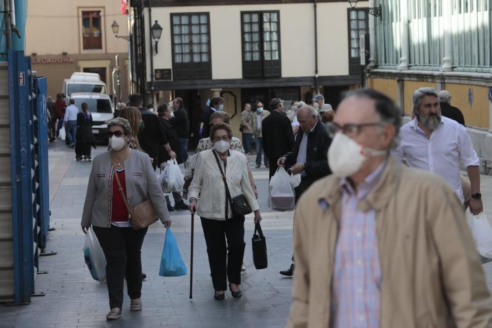 Primer día para poder salir a pasear y a hacer deporte por tramos horarios en Asturias