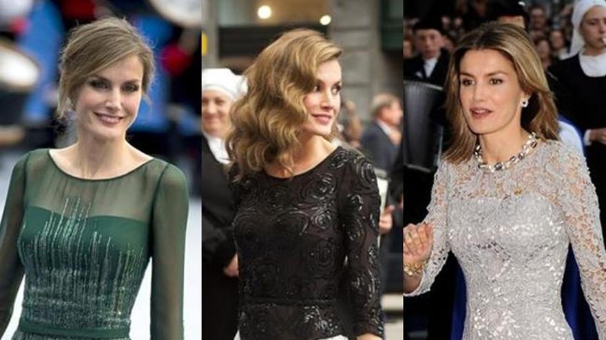 Algunos de los vestidos que ha lucido Letizia