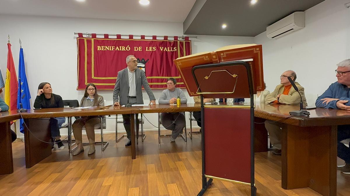 Momento de su intervención.