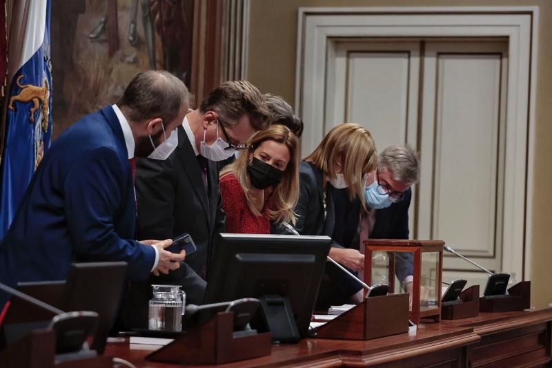 Pleno en el Parlamento de Canarias, 10/11/2021