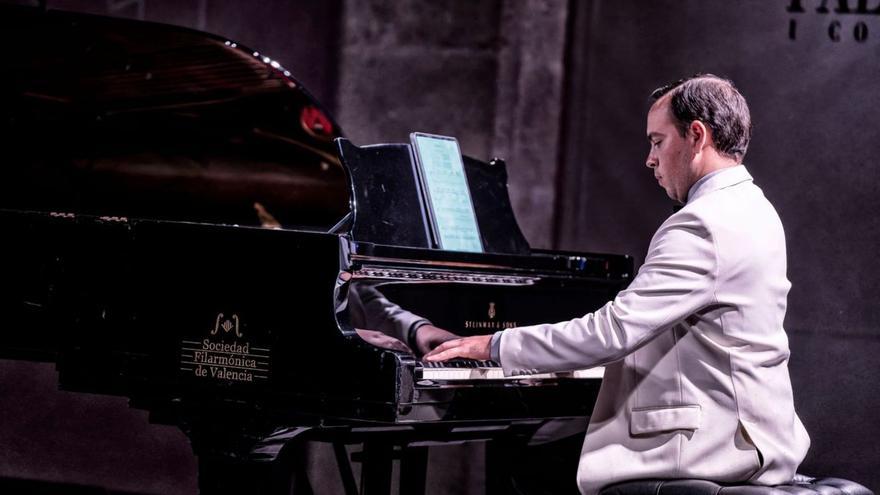 El pianista Pablo García-Berlanga durante un recital. | E.P.