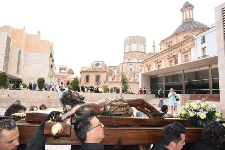 El Cristo del Grao visita la Basílica