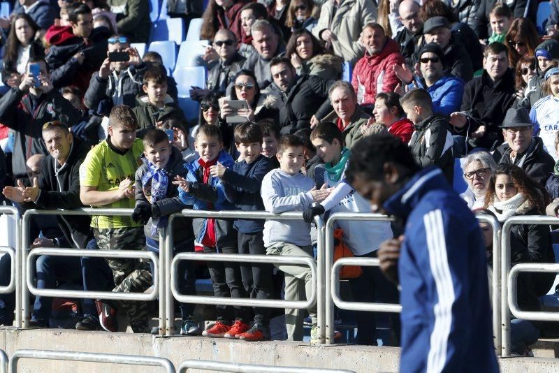 Partido de entrenamiento del Real Zaragoza en La Romareda