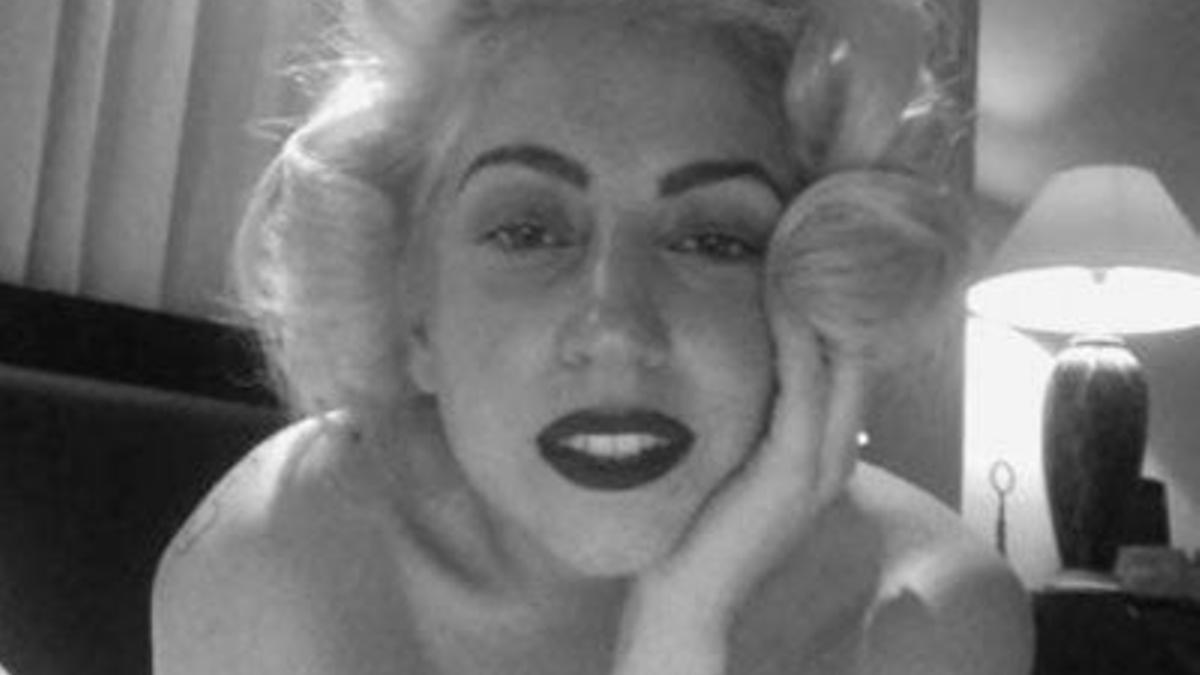 Lady Gaga homenajea a Marilyn Monroe