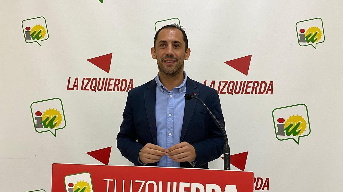 El coordinador provincial de Izquierda Unida en Córdoba, Sebastián Pérez.