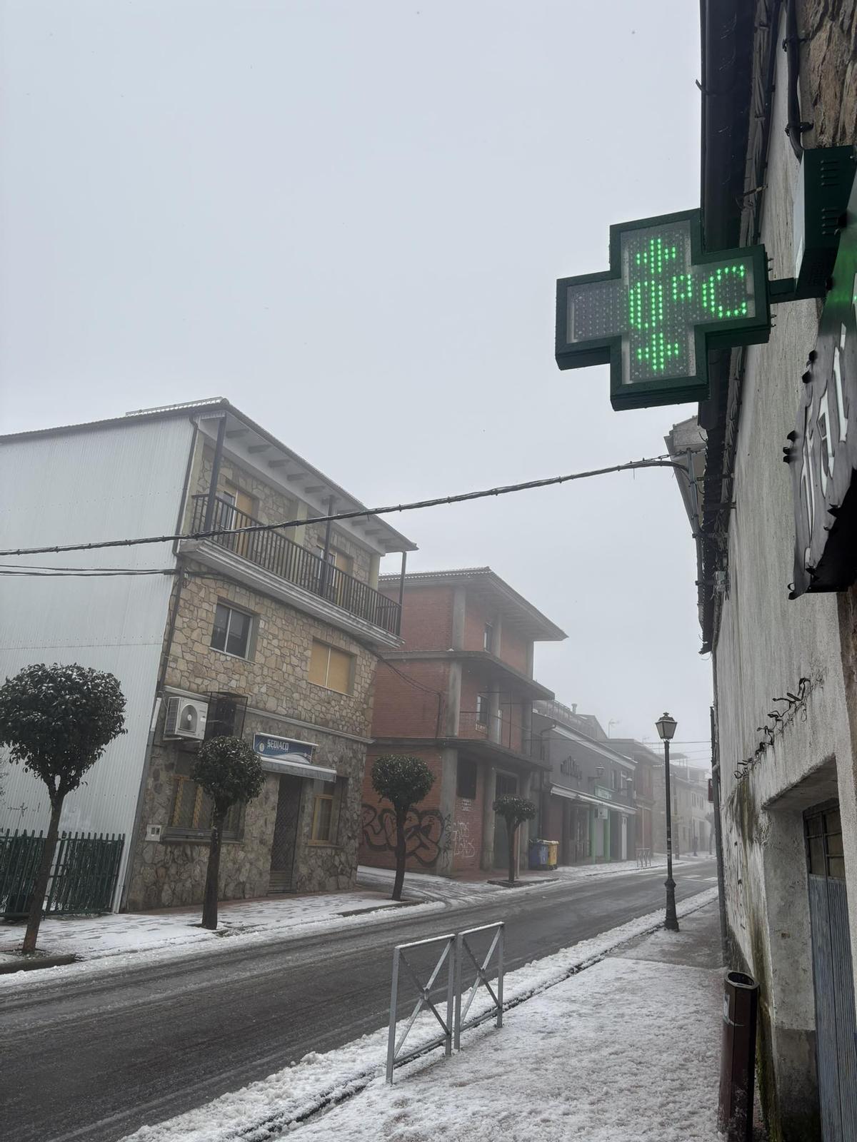 Nieve en el norte de Cáceres: Tornavacas, Piornal y La Garganta