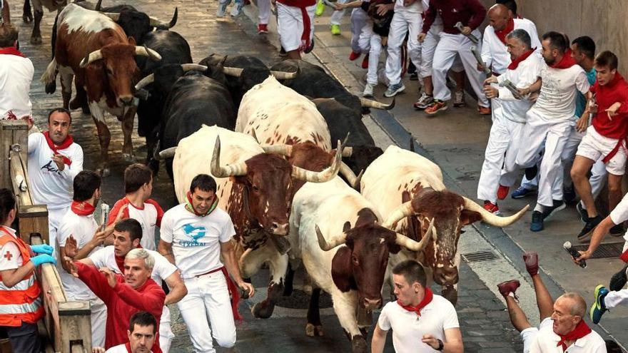 Un valenciano herido en el cuarto encierro de San Fermín