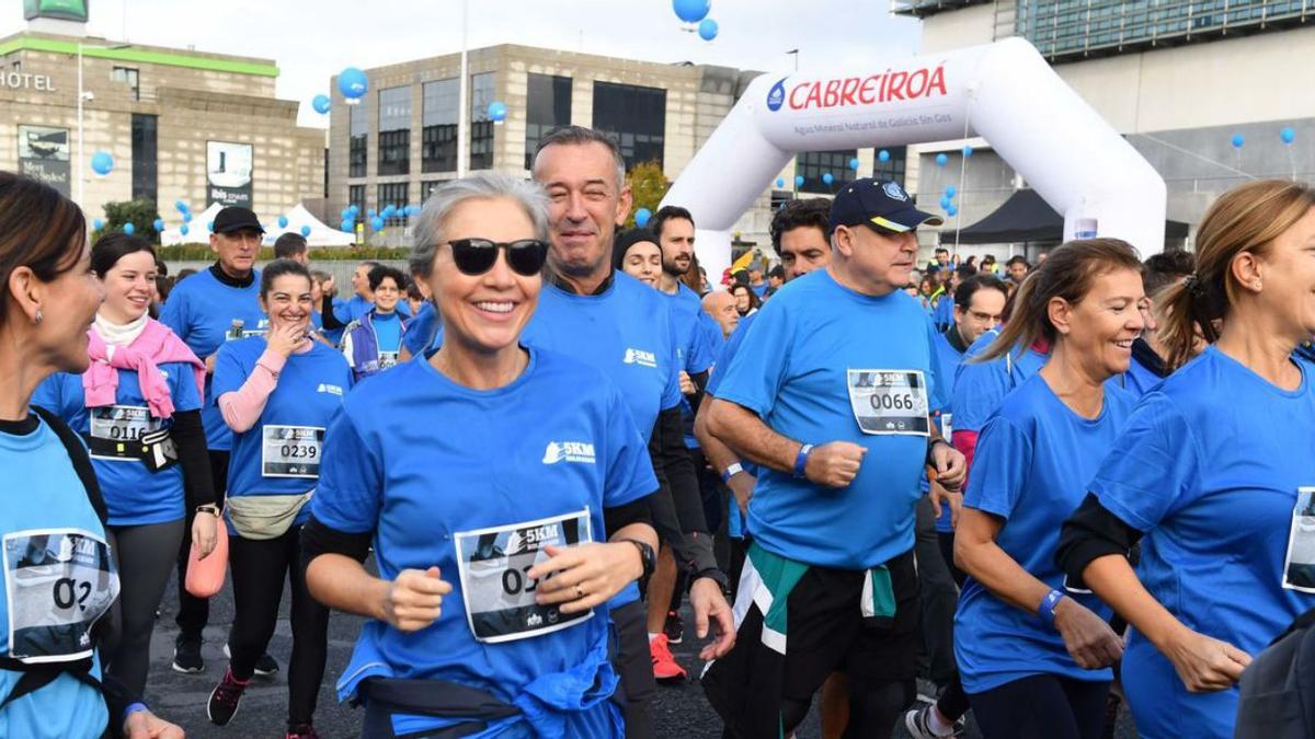 La carrera solidaria de Estrella Galicia, el pasado domingo.   | // VICTOR ECHAVE