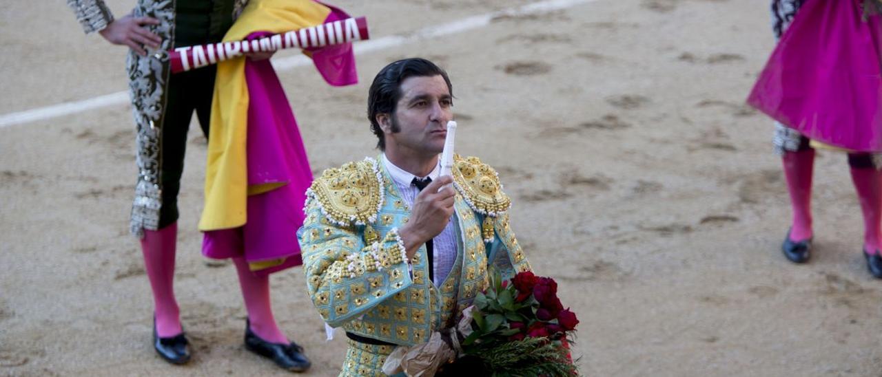 Morante de la Puebla, en una corrida de toros.