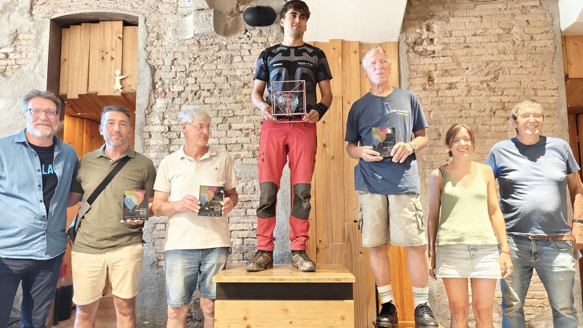 El pilot català Pep Reig, de l’equip Globus Kon-Tiki, guanyador de la competició esportiva