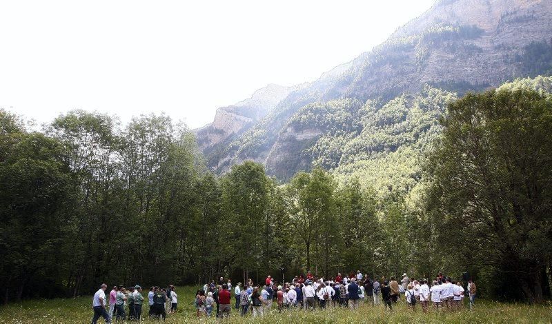 Fotos del acto del Centenario de Ordesa