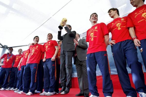 Celebraciones de 'La Roja' en Madrid