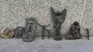 Detenida por saquear tumbas en Palau d'Anglesola y llevarse objetos funerarios de bronce de nichos