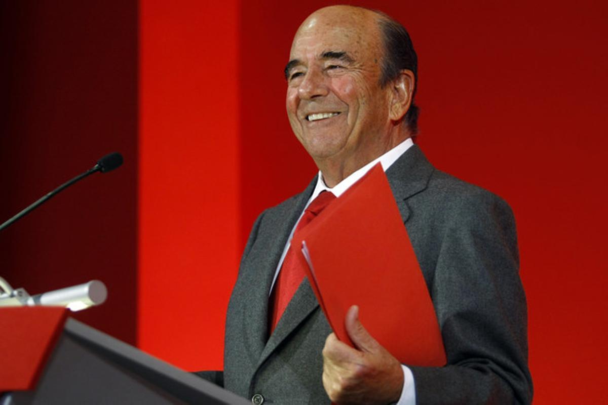 El president del Banco Santander, Emilio Botín.