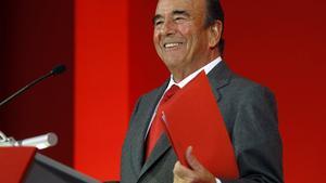 El presidente del Banco de Santander, Emilio Botín.