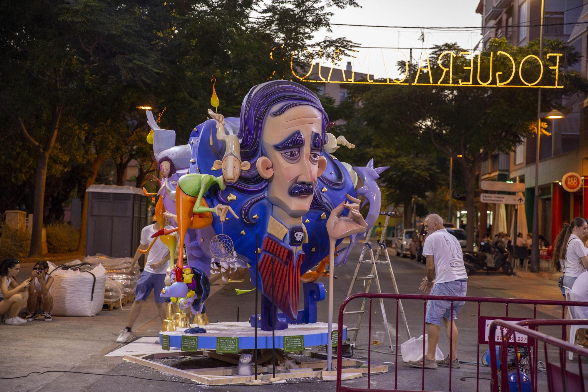 San Vicente inicia sus fiestas de Hogueras con la plantà