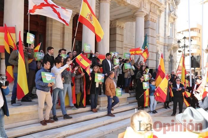 Concentración 'España existe' en Cartagena