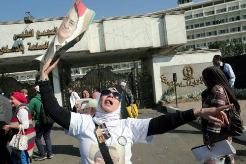 Los seguidores de Mubarak celebran su absolución
