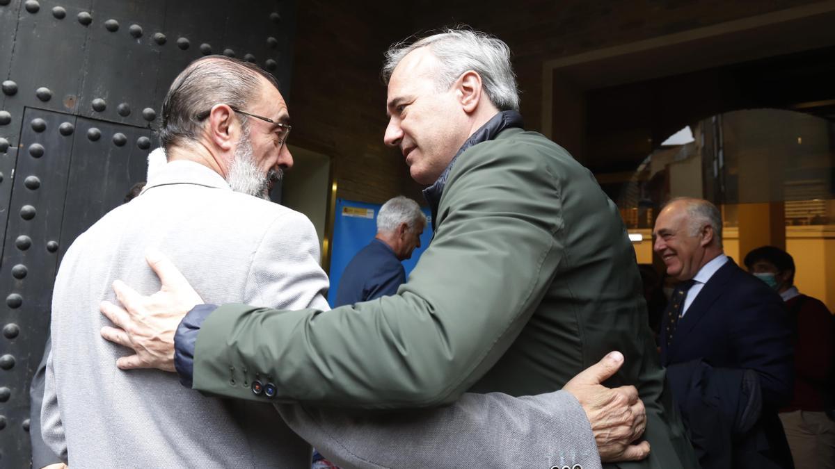 Lambán y Azcón se enfrentarán en las próximas elecciones después de que su relación se haya tensado en los últimos meses.