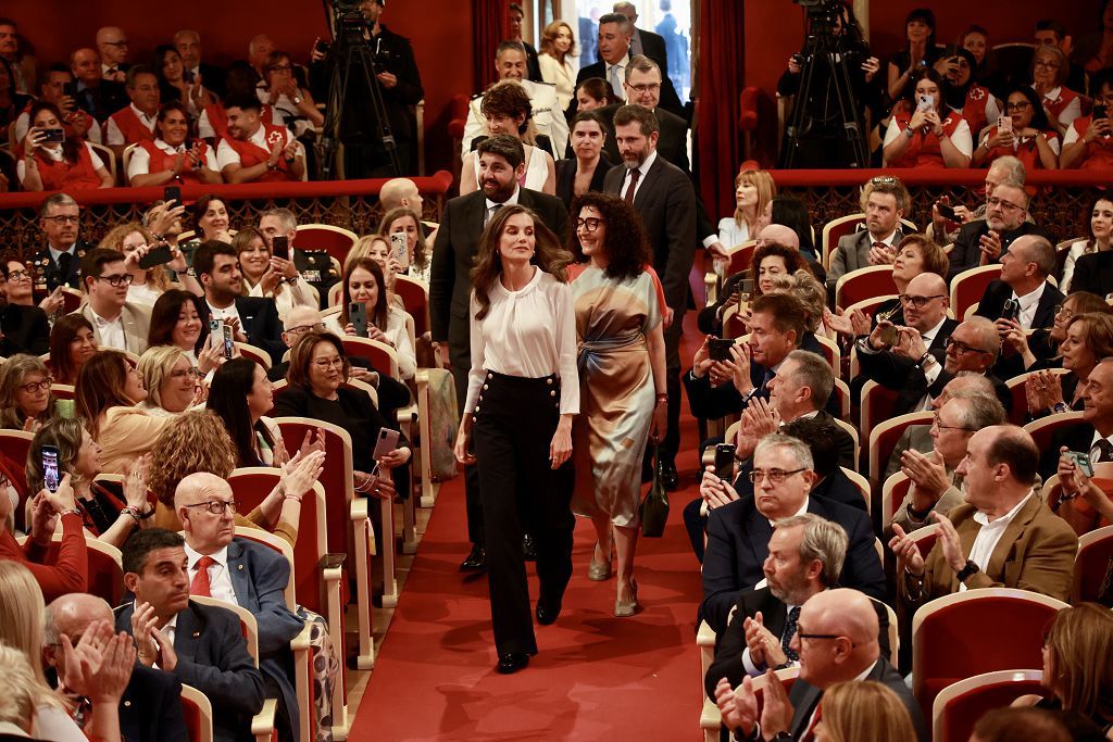 Las imágenes de la reina Letizia en el acto en Murcia por el Día Mundial de la Cruz Roja
