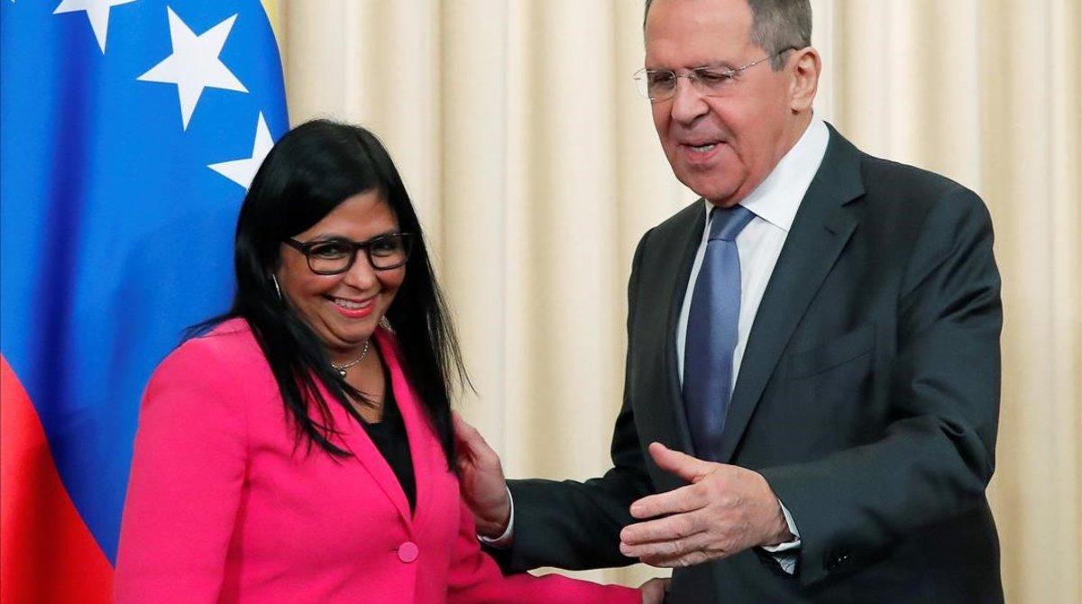 zentauroepp47177902 venezuela s vice president delcy rodriguez and russian forei190301170455